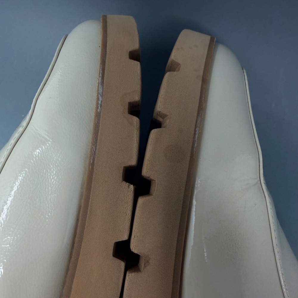 Vionic Kensley Cream Patent Leather Lug Sole Loafers Womens Size 10 - Picture 10 of 16